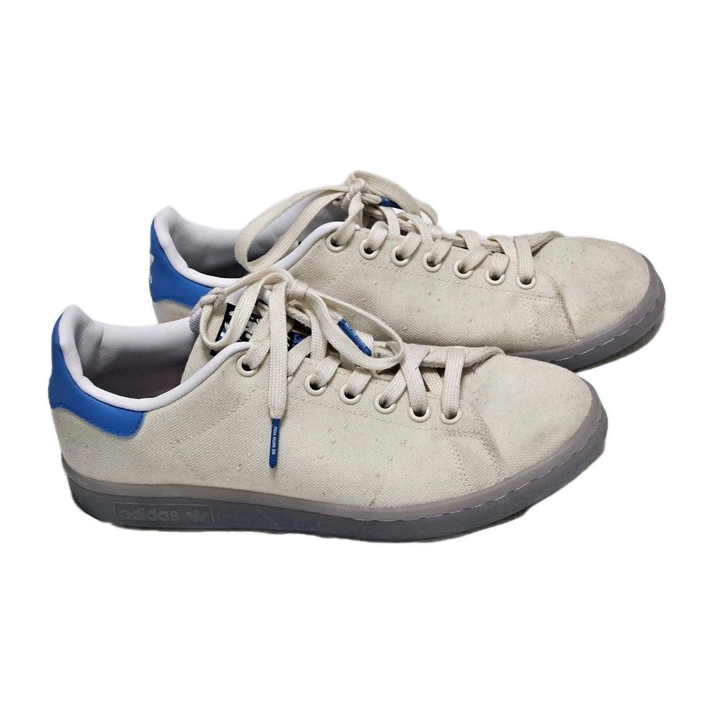 Adidas Shoes Mens 6 Star Wars Luke Skywalker Stan Smith Canvas White Blue